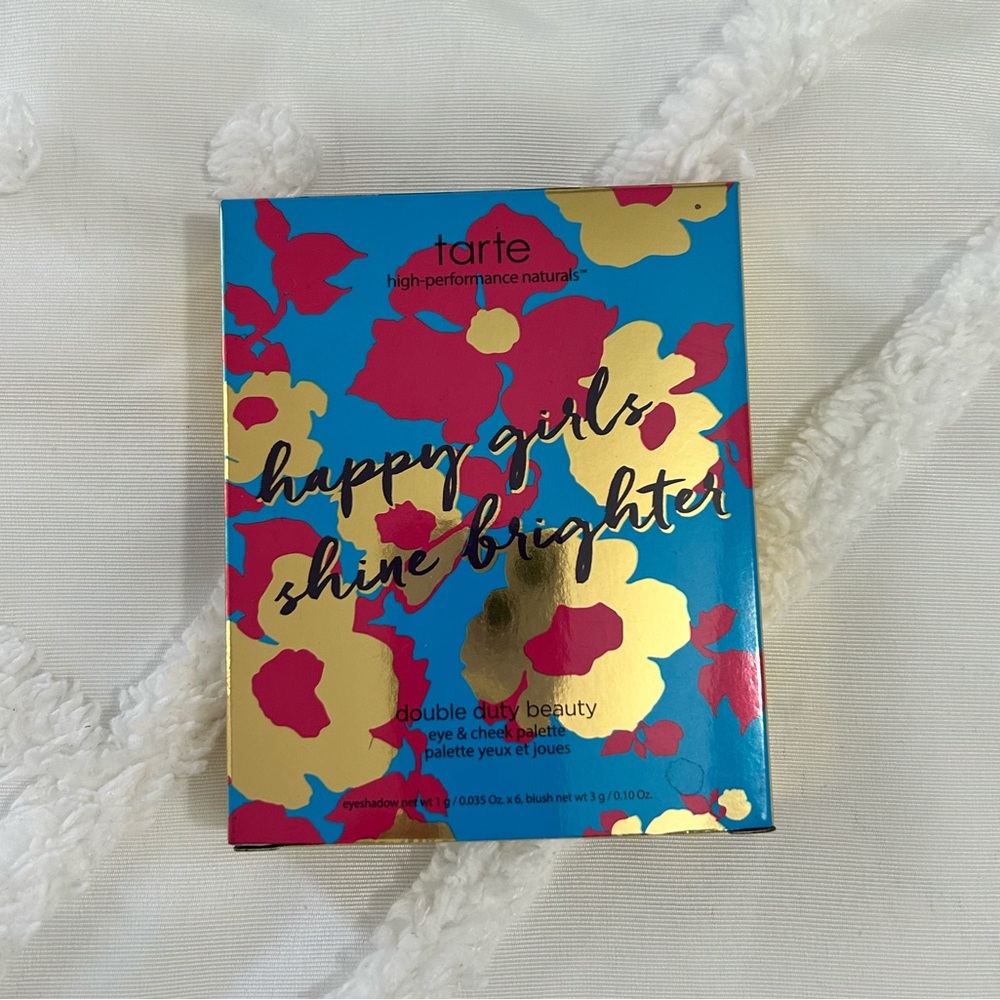 NWT tarte Happy Girls Shine Brighter Palette